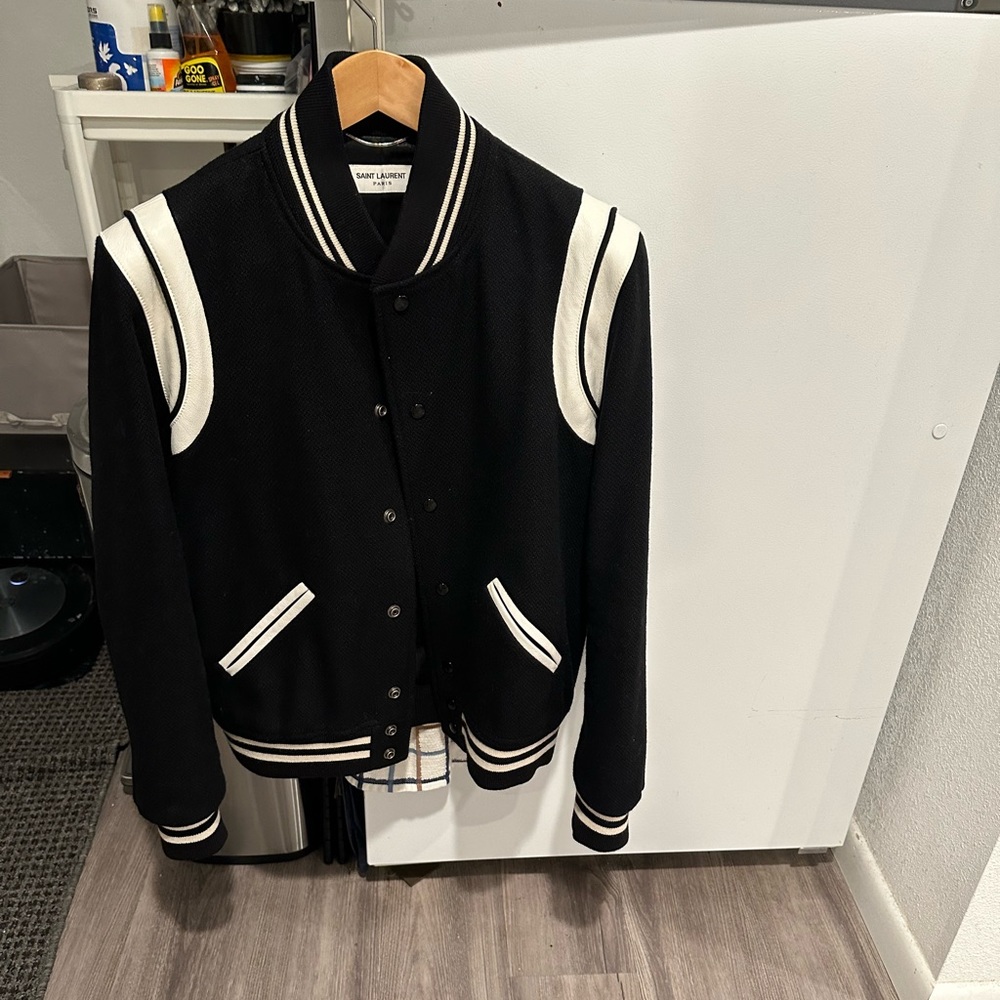Saint Laurent Paris Teddy Jacket Size 50